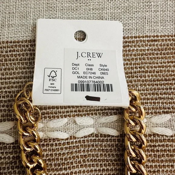 J. Crew Factory Gold Chain Necklace - Picture 3 of 5